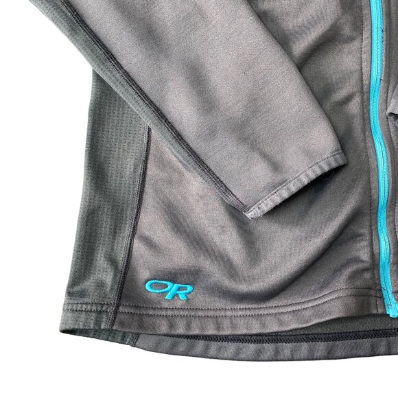 Outdoor Research Radiant Hybrid Jacket Womens Medium Softshell Gray - Picture 5 of 9